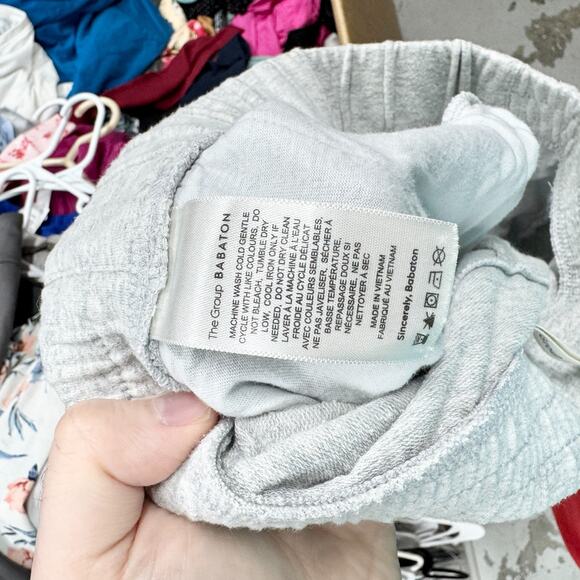 The Group Babaton Pants Women Size XS Heather Gray Pull On Casual Straight Pants - Picture 8 of 9